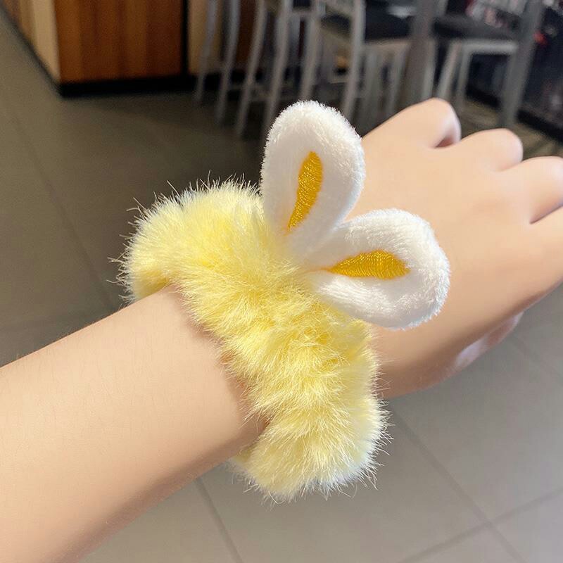 ins style South Korea Internet celebrity hair tie rubber band hair band adult headdress cute girl heart plush hair rope small hair accessories