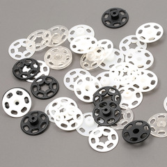 子母扣暗扣大衣純色隱形按扣針織衫透明染色尼龍圓形撳扣摁扣