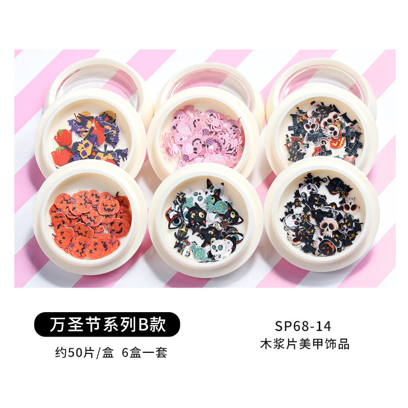 Conjunto de joyas de uñas populares transfronterizas nueva mariposa de uñas flor colorida flor seca lentejuelas desgaste joyería de uñas