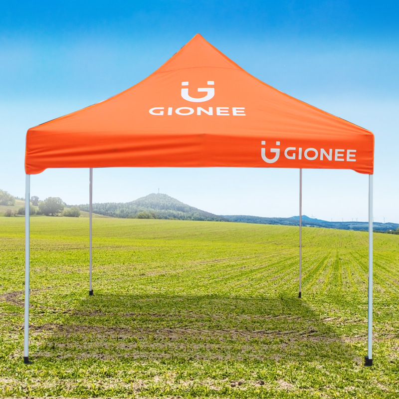 户外折叠广告帐篷3*3展销活动雨棚批发促销印字商用四角大伞加粗