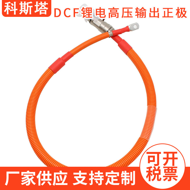 DCF锂电高压输出正极线 厂家供应制造DCF线束 批发高压锂电线束