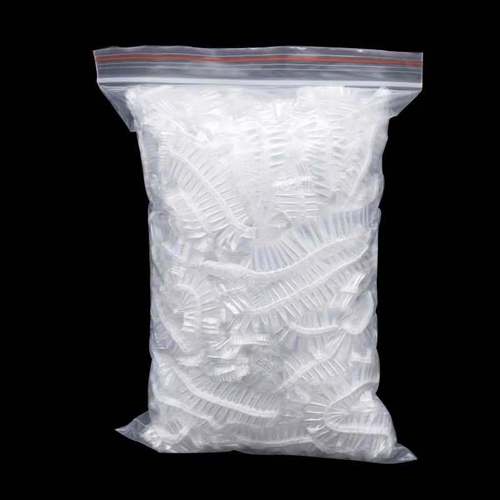 PE Disposable Shower Cap Bar Plastic Head Cover Waterproof Large and Thick Bar Hat Hotel Guesthouse Shower Cap Wholesale