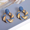 Metal earrings, high quality accessory, European style