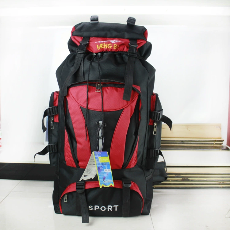 Big capacious backpack for traveling, travel bag for hiking, worn on the shoulder
