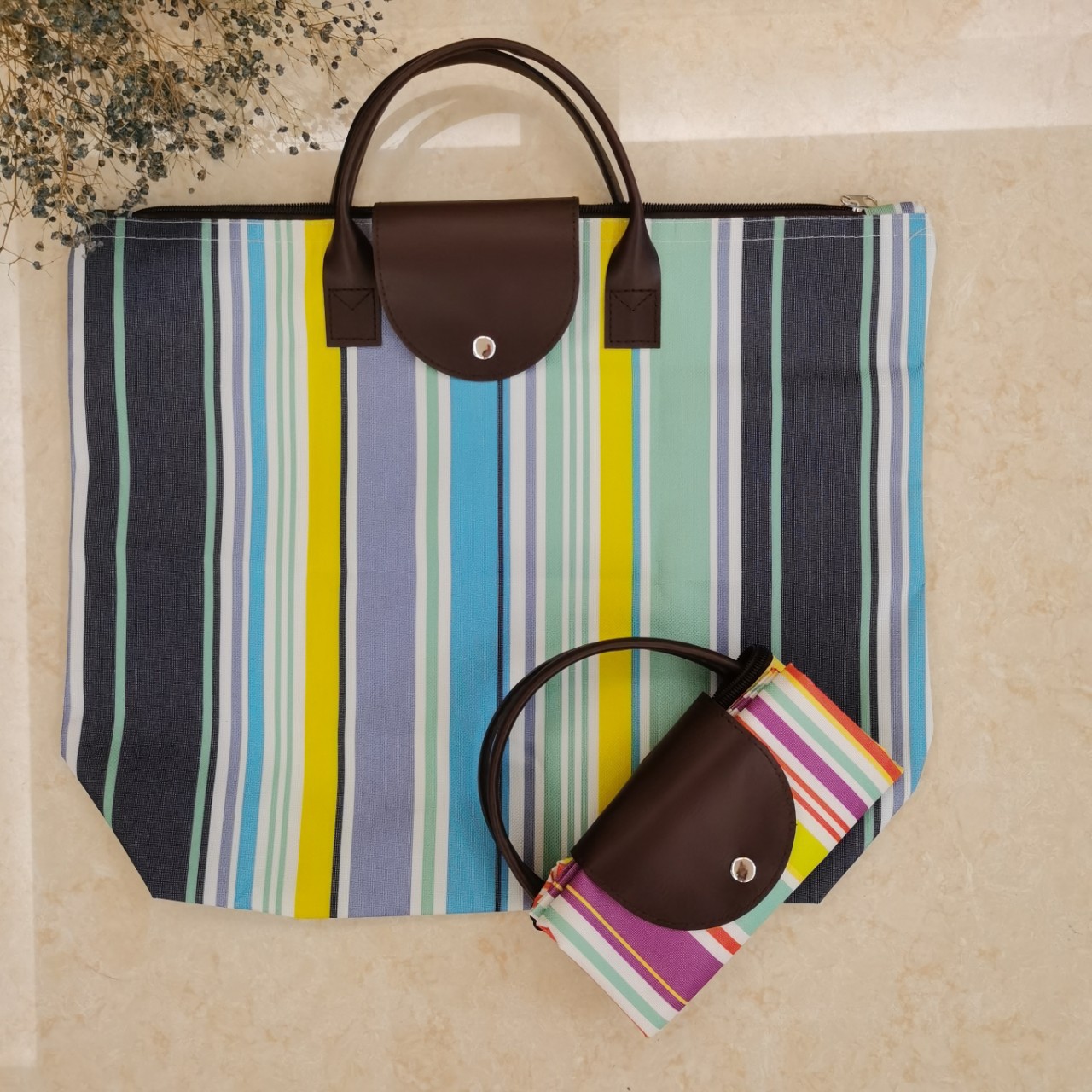 厂家批发牛津布手提袋创意600d折叠购物袋手提包可以加logo环保