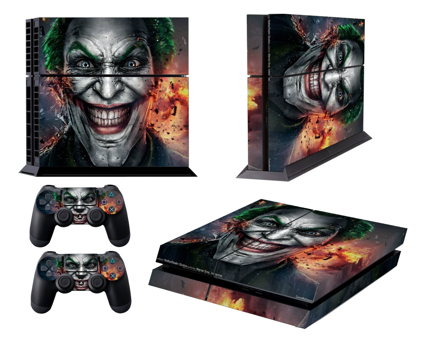 Game console, digital protective sticker with accessories, leaves no glue