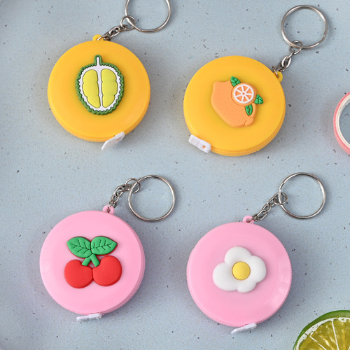 Cartoon mini tape measure round tape measure portable tape measure measurement bust waist circumference soft ruler clothes measuring ruler
