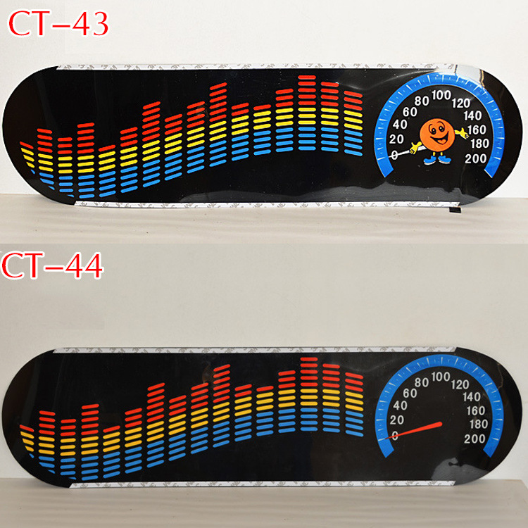 EL声控感音频感应气氛音乐冷光条节奏车贴灯发光外贸60*20|ru