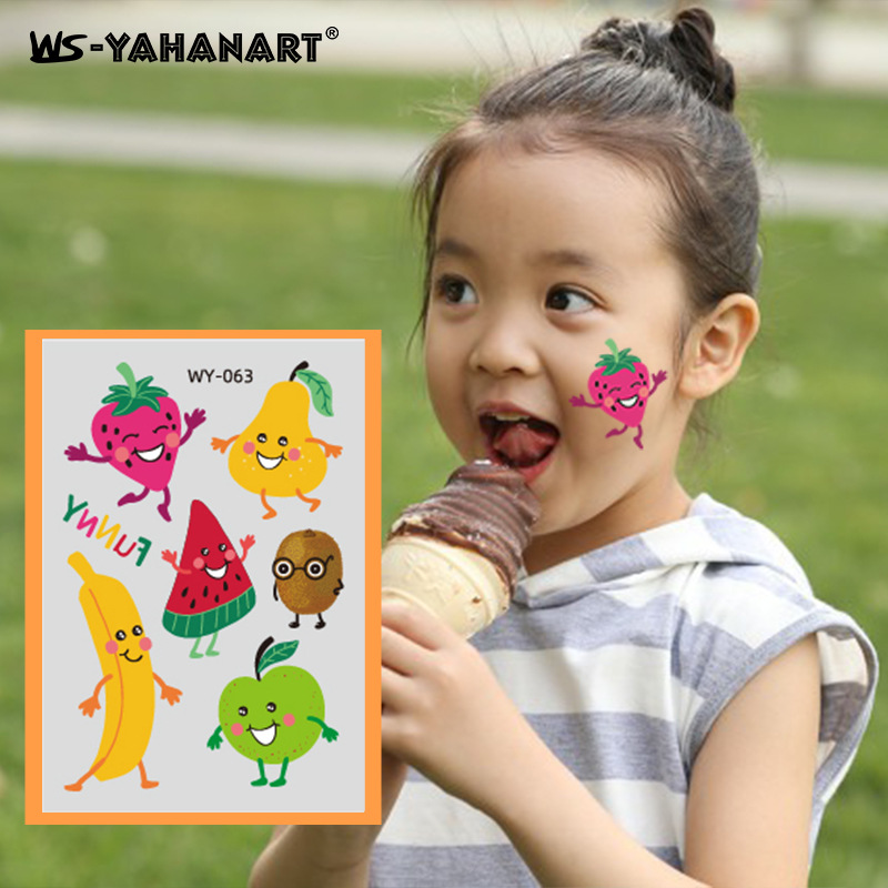 Tatuajes Temporales Infantiles de Papel de Transferencia al Agua Impermeables para Verano image 5