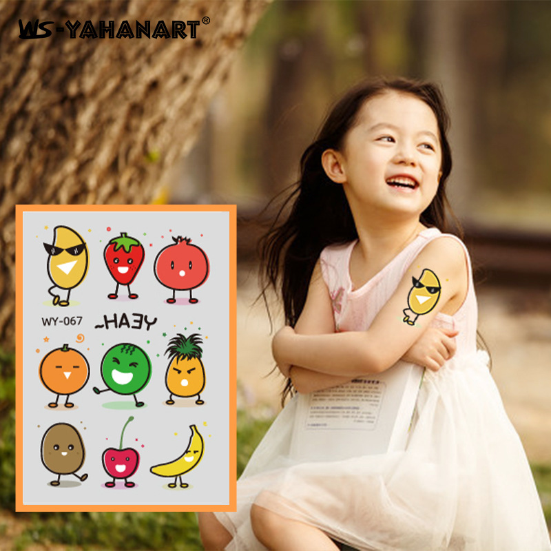 Tatuajes Temporales Infantiles de Papel de Transferencia al Agua Impermeables para Verano image 6