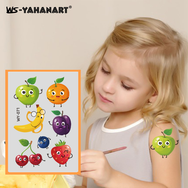 Tatuajes Temporales Infantiles de Papel de Transferencia al Agua Impermeables para Verano image 4