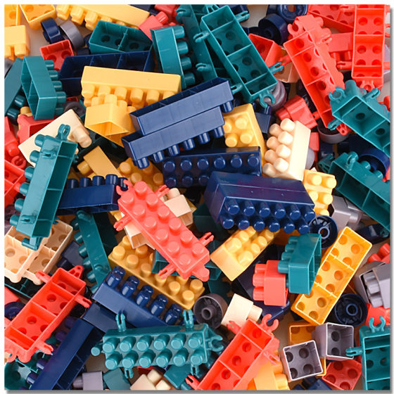 Children's Building Blocks Assembled Toys 108 Large Parent-Child Educational Early Education Assembled Multifunctional Gift Box Building Blocks