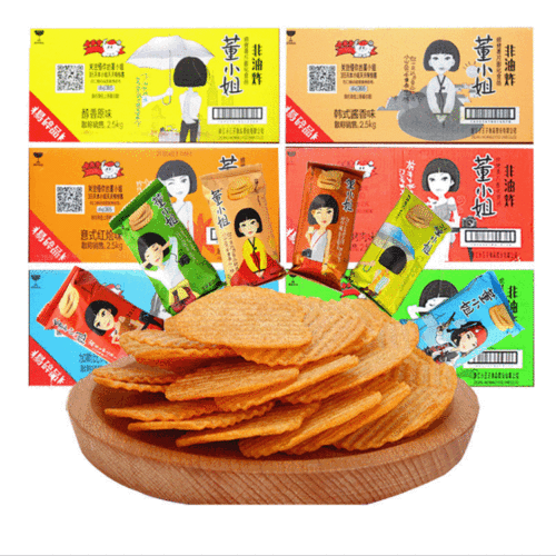 Dong Xiaojie Potato Chips Famous Snacks Nongfu Food Non-Fried Large Gift Pack Loose Puffed Food Supermarket Full Cart Wholesale