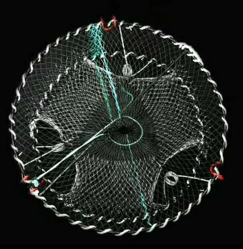 Heavy-duty crab trap sea crab trap fish trap round trap foldable sea crab trap fish trap shrimp trap manufacturer