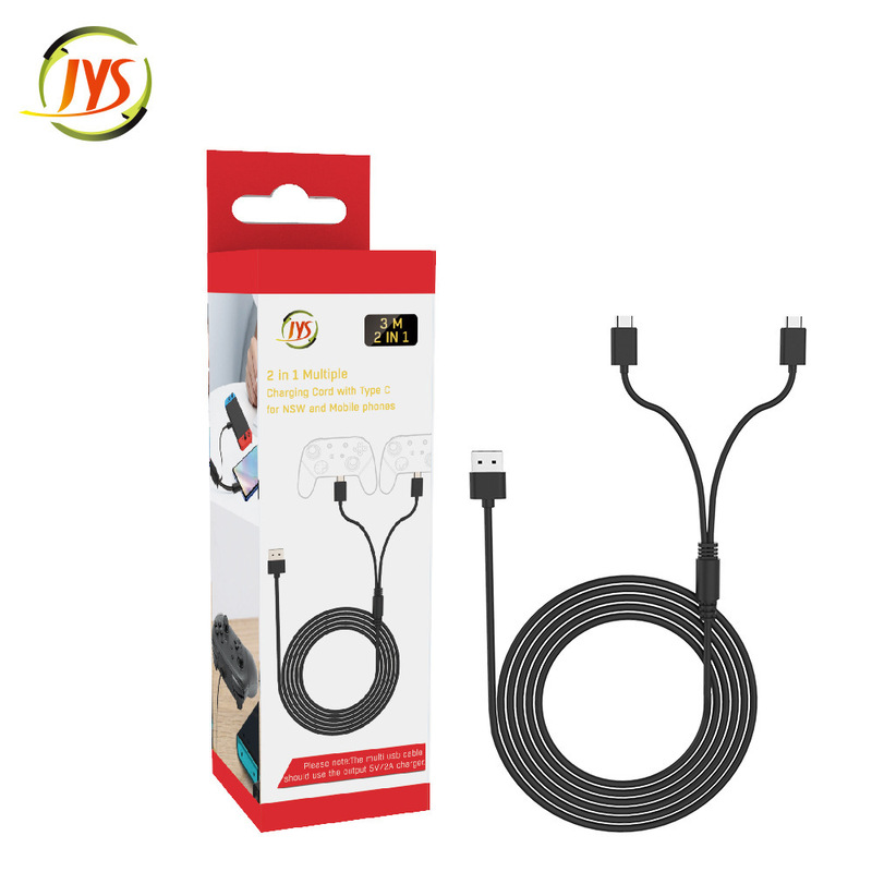Ps5 Two-In-One Charging Cable Xbx Series X Controller Charging Cable Ns Console Mobile Phone Universal Data Cable