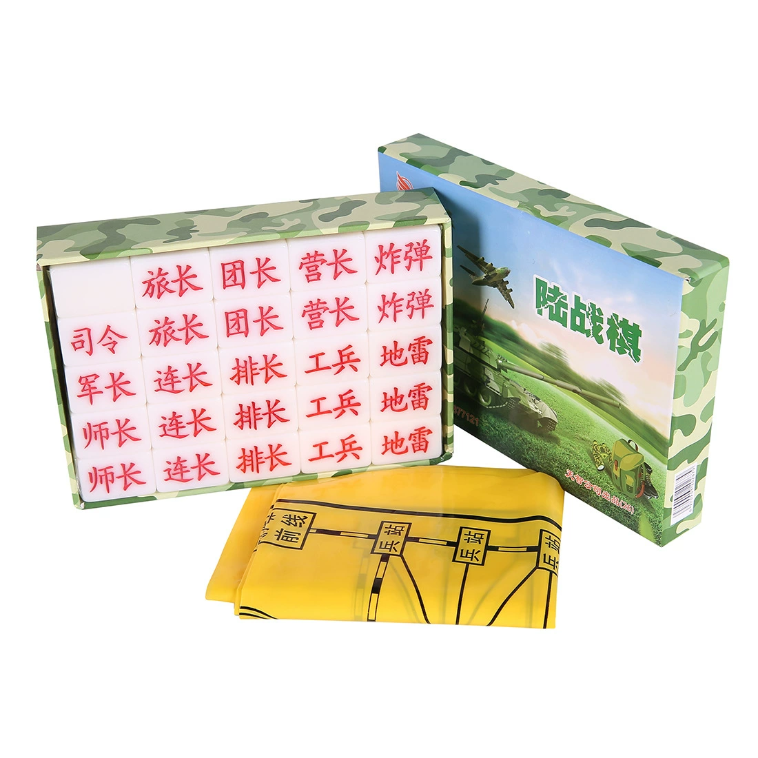 Manufacturer 30mm mighty mahjong flag of land battle chess army flag children's military chess four kingdoms war