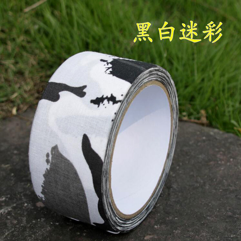Camuflaje camuflaje biónico cinta de tela camuflaje cinta 10 m suministros al aire libre auto-adhesivo vendaje selva ventiladores militares suministros