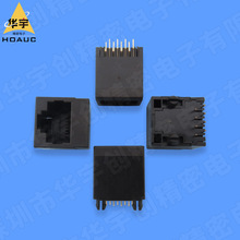 RJ45 8P 2.54gȫ180°ʽwL16.4*15.3*16.1Wj