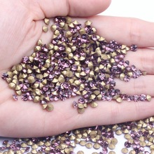尖底玻璃钻水钻ss11-ss23 2.8-5.2mm多色可选大包手机服饰DIY配件