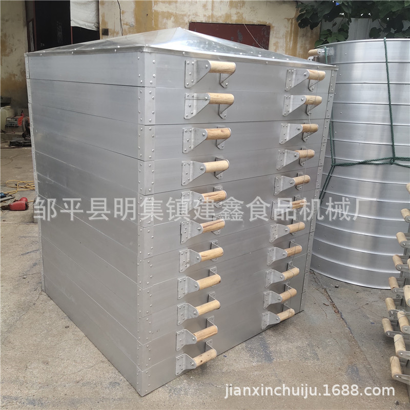 1米方馒头蒸笼蒸扣肉蒸笼90方形笼屉70不沾圆笼屉