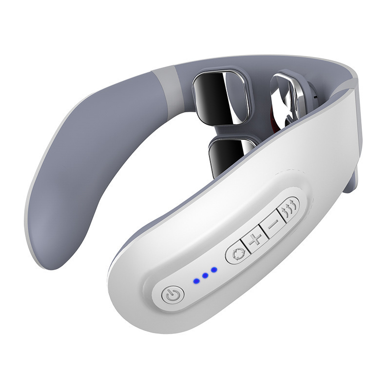 Medidor de masaje de fisioterapia de pulso de baja frecuencia de la columna cervical, protector de cuello, hombro inteligente, cuello, cuello, pulso de microcorriente, compresa caliente de la columna cervical