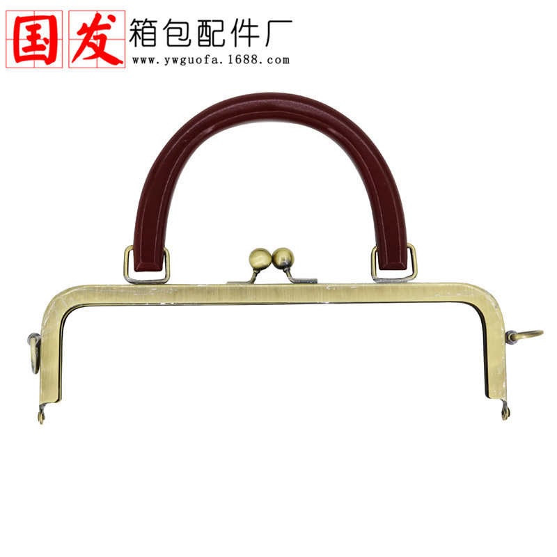 20,5 cm 25 cm superficie lisa cuadrada. Agujero de tornillo de madera brown tronco mano de madera de alta calidad oro boca mayorista