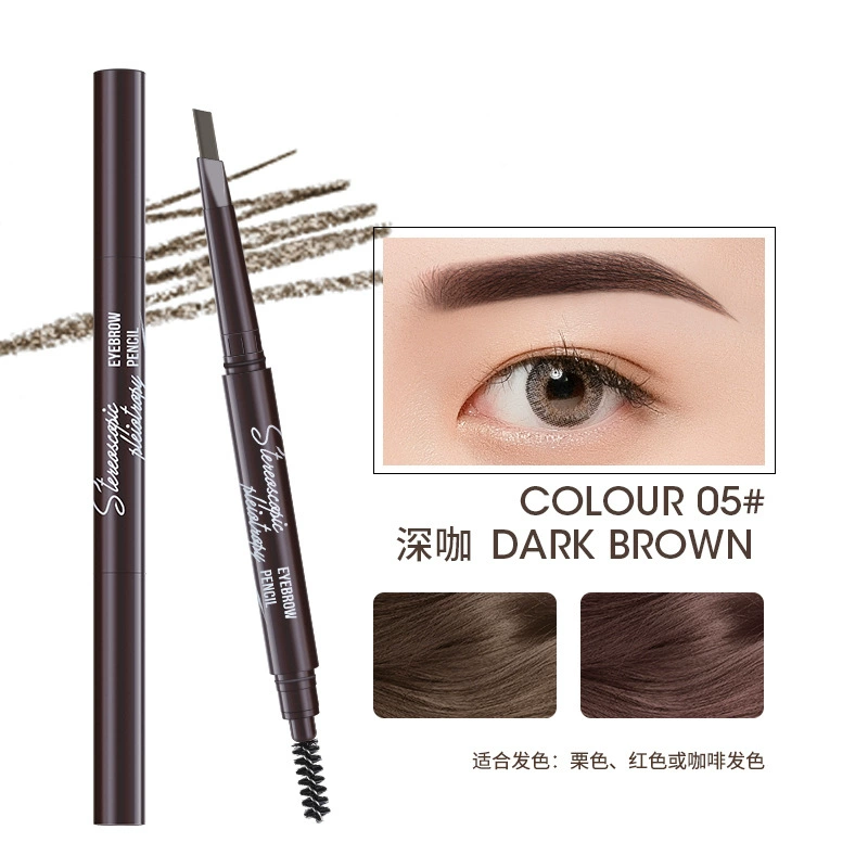(Cross-border trading), three dimensional multifunctional double-sided triangular eyebrow pencil, for beginners, no smudge