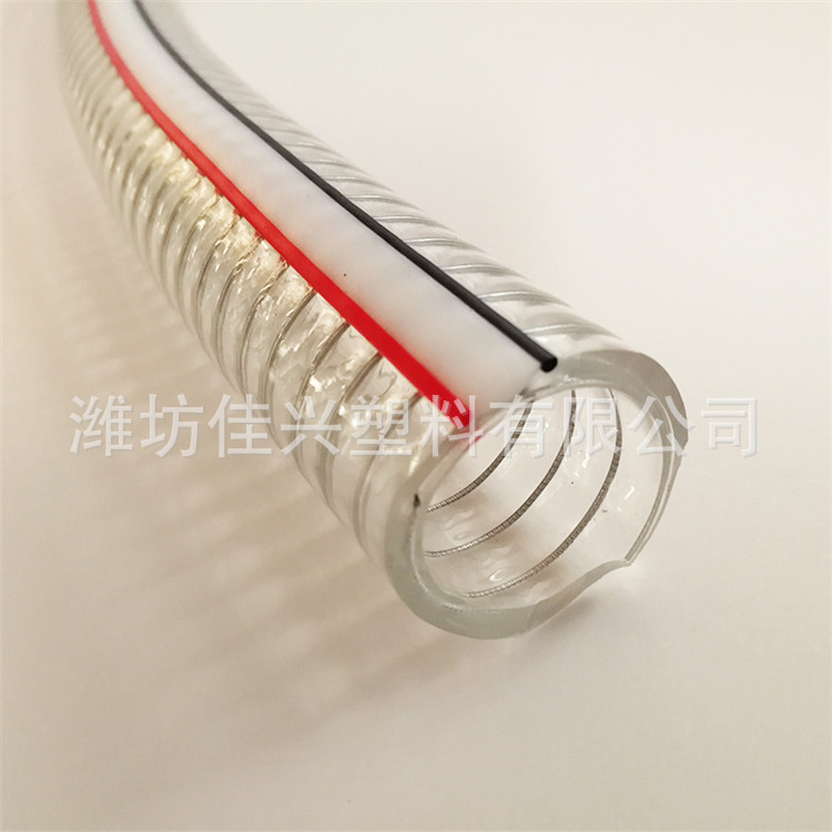 PVC钢丝塑料软管耐酸碱防腐蚀化工加厚2寸弹簧塑料管耐压排水管