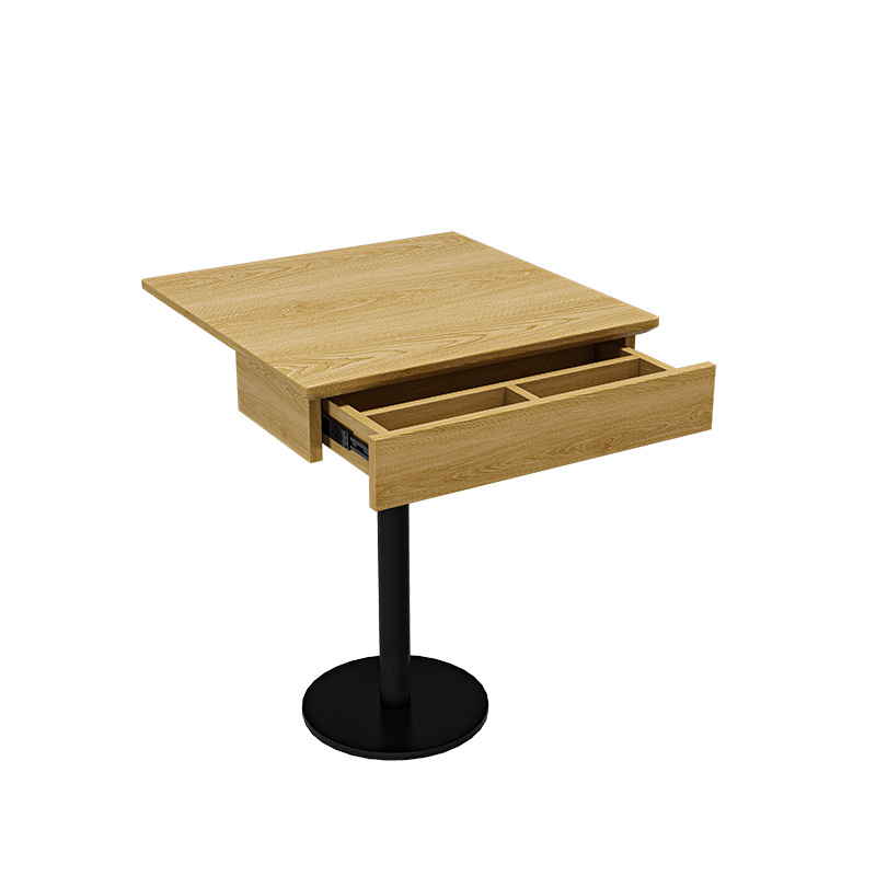 60 * 60 tabla cuadrada de madera maciza multicapa con cajón