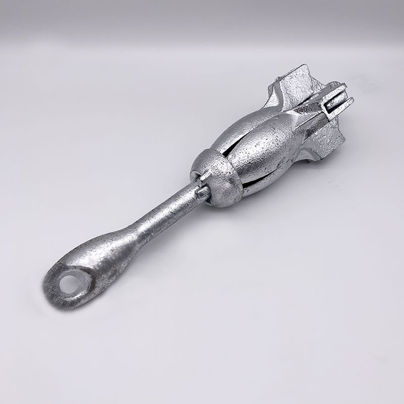 탄소 강철 핫 딥 아연 도금 접이식 앵커 우산 앵커 앵커 앵커 풍선 고무 보트 카약 낚시 보트 앵커 요트 앵커