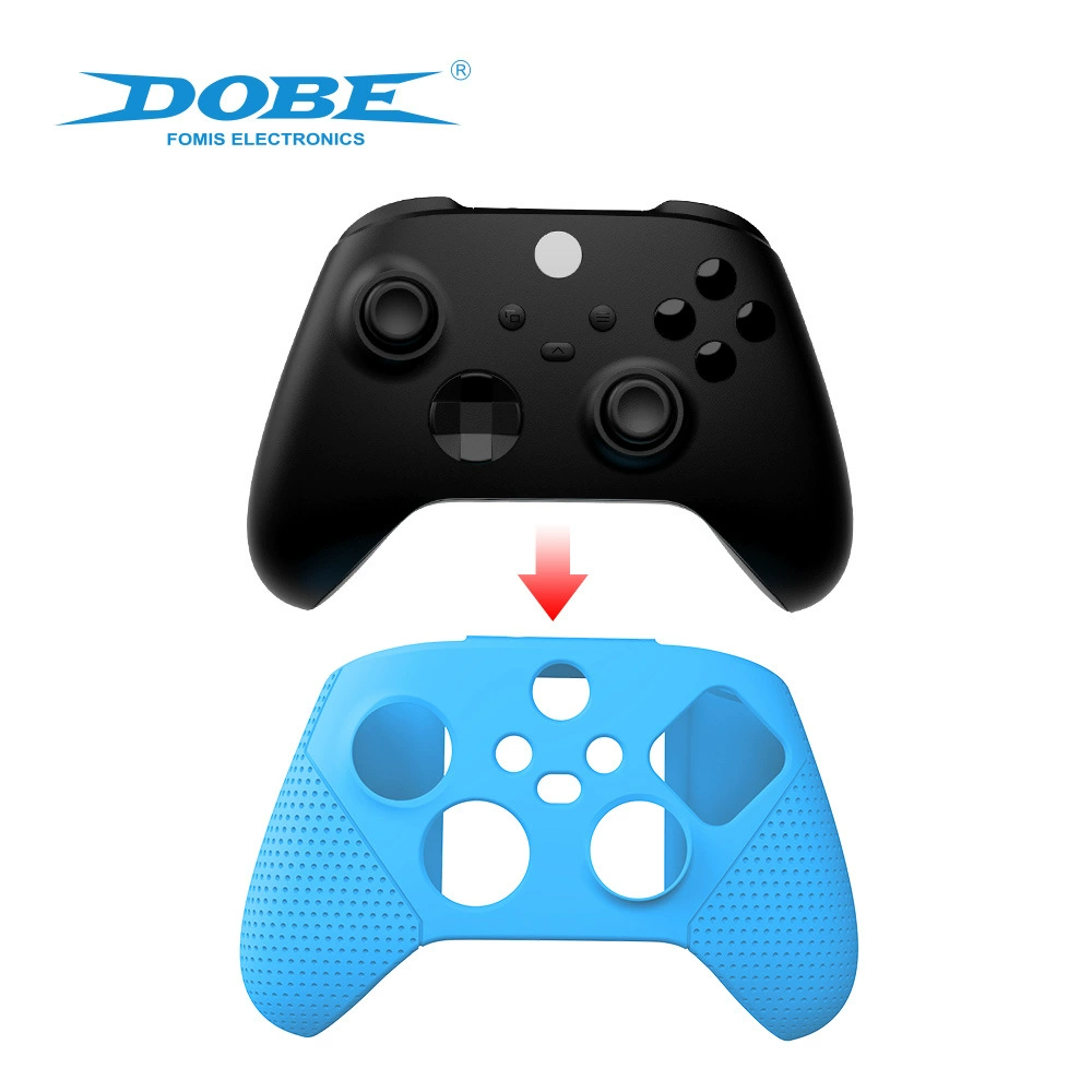 Силиконовый защитный чехол (DOBE TYX-0626) для контроллера Xbox Series X/S, противоскользящие текстурированные рукоятки, включает 2 крышки рычагов