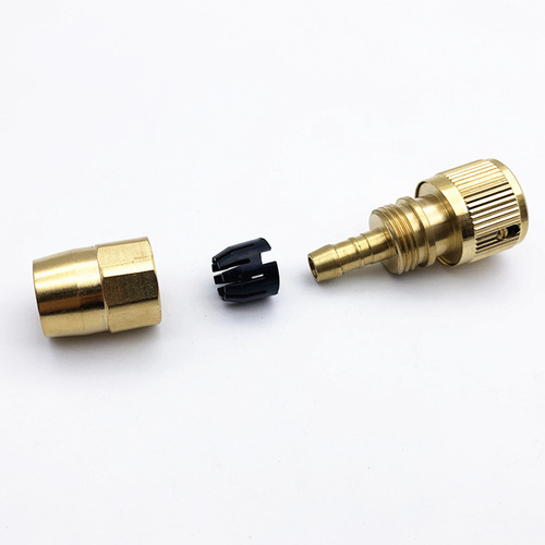 Factory direct sales all-copper telescopic water pipe joint latex pipe joint car wash water gun quick connector copper quick connector