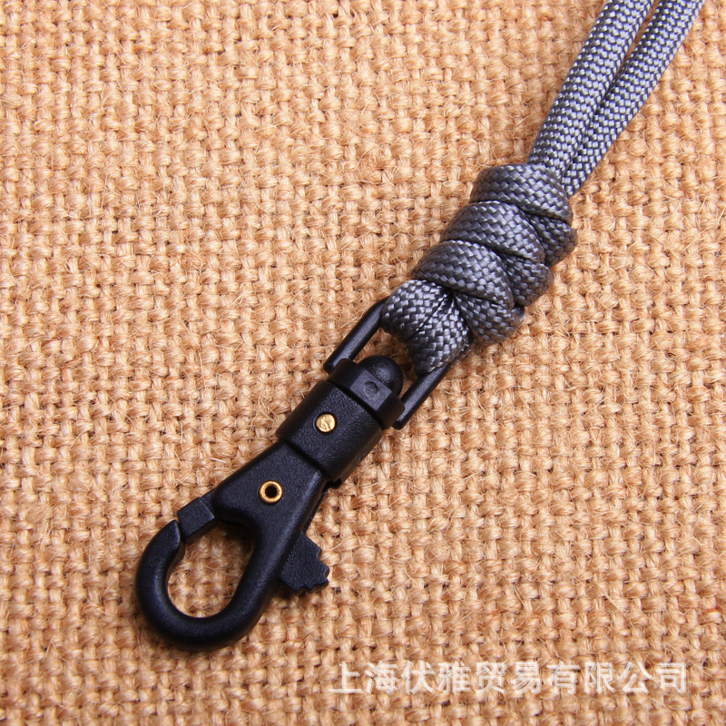 Z08 fabricante en stock llavero hecho a mano cuerda linterna cuerda cuello cuerda 7-Core paraguas cuerda tejida certificado cinturón