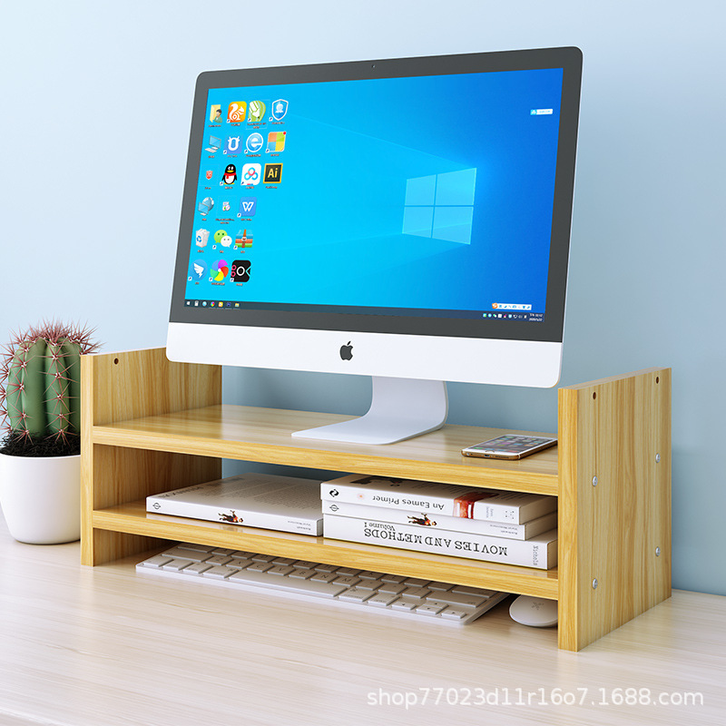 Distribution Computer Monitor Elevated Rack Base Bracket Storage Box Office Desktop Storage Finishing Storage Shelf Distribution Computer Monitor Elevated Rack Base Bracket Storage Box Office Desktop Storage Finishing Storage Shelf