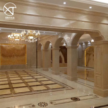 石材实力厂家批发大理石门洞客厅过道石材廊线条配套装饰来图设计