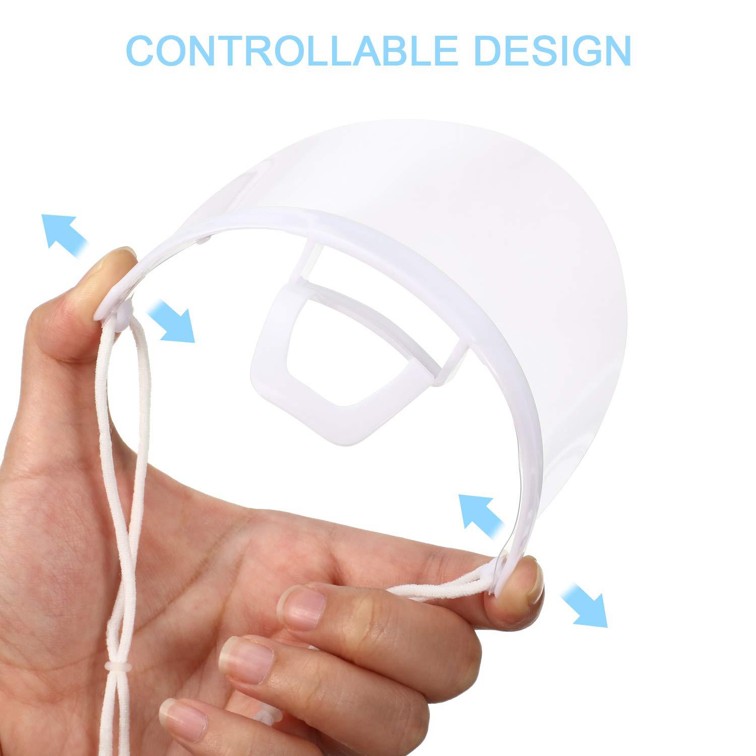 Protector Facial Transparente para Catering, Venta Directa de Fábrica, para Camareros de Hotel, Chefs, Protección contra Gotas y Saliva image 6