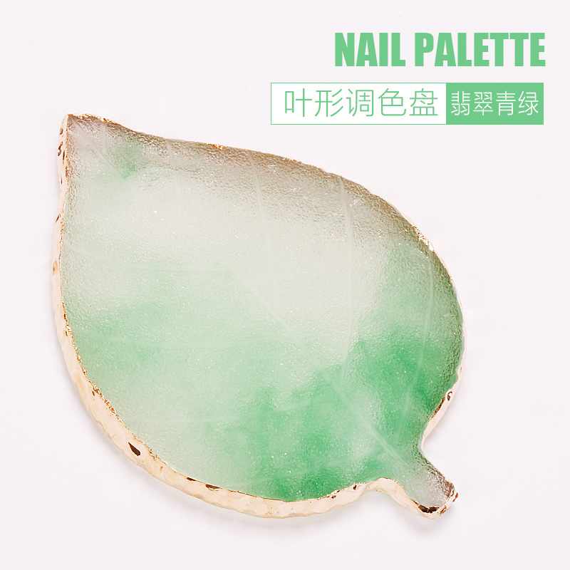 Hoja de uñas transfronteriza paleta resina ágata pieza de pintura de uñas color a juego pieza de uñas herramienta de tablero de exhibición