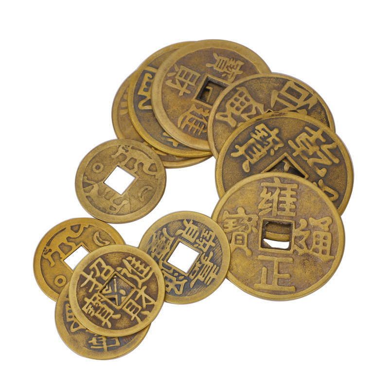 Factory wholesale 4.2cm 6cm Wudi copper coins Shunzhi Qianlong Kangxi copper coins antique copper coins Factory wholesale 4.2cm 6cm Wudi copper coins Shunzhi Qianlong Kangxi copper coins antique copper coins