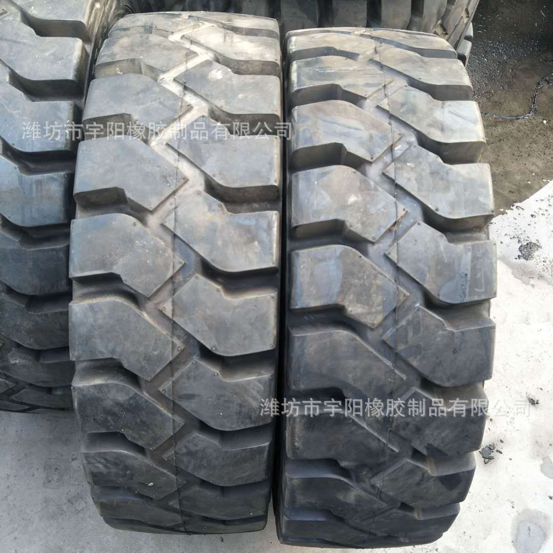 扒渣机 工业叉车轮胎8.25-15 桥梁隧道移动车辆 实心轮胎