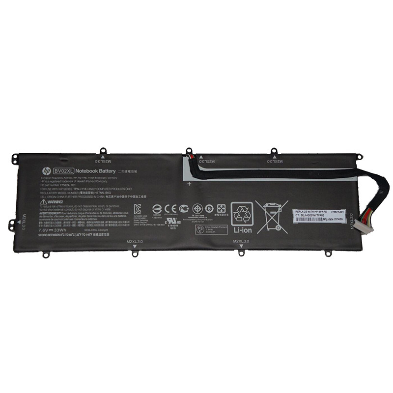 Applicable to HP Envy X2 Detachable 13 HSTNN-IB6Q BV02XL laptop battery
