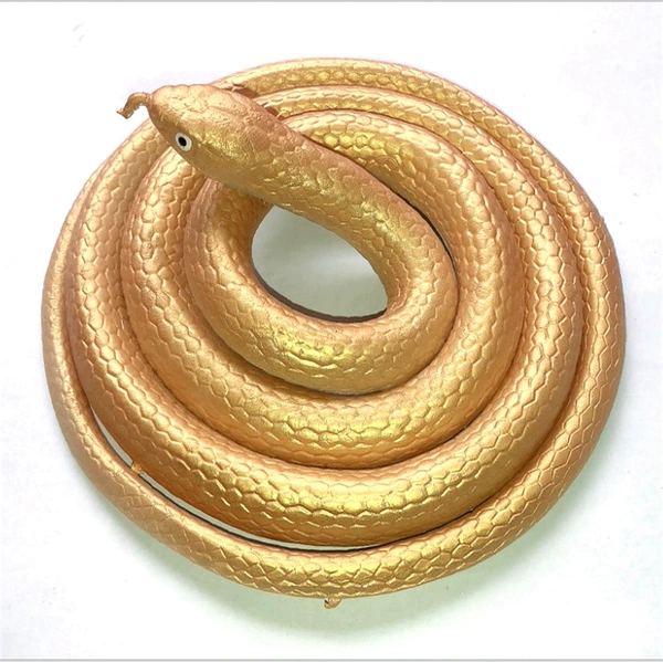 80cm golden yellow flower snake