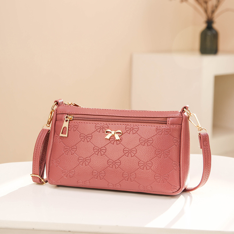 Yongxing Baima geantă din piele stil coreean la modă femei geantă cu un umăr crossbody geantă mică stradă stand alergare Jianghu mama geantă casual_voghion.com