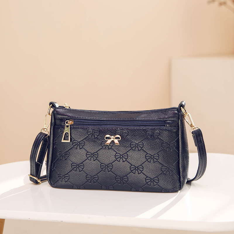 Yongxing Baima geantă din piele stil coreean la modă femei geantă cu un umăr crossbody geantă mică stradă stand alergare Jianghu mama geantă casual_voghion.com