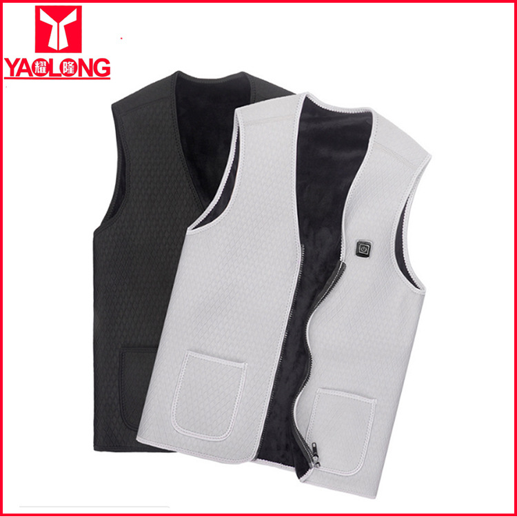 goods in stock intelligence Temperature control electrothermal Vest vest charge USB fever keep warm whole body heating clothes coat