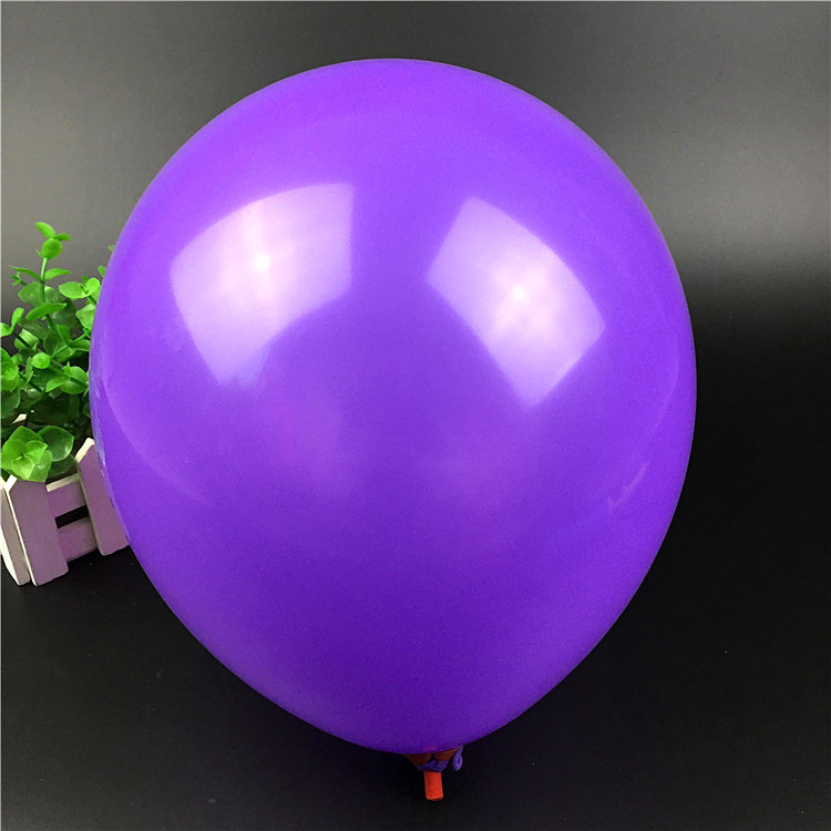 Transfronterizo al por mayor de 12 pulgadas de 3,2g de espesor de látex mate globo fiesta decoración de la boda globo mate