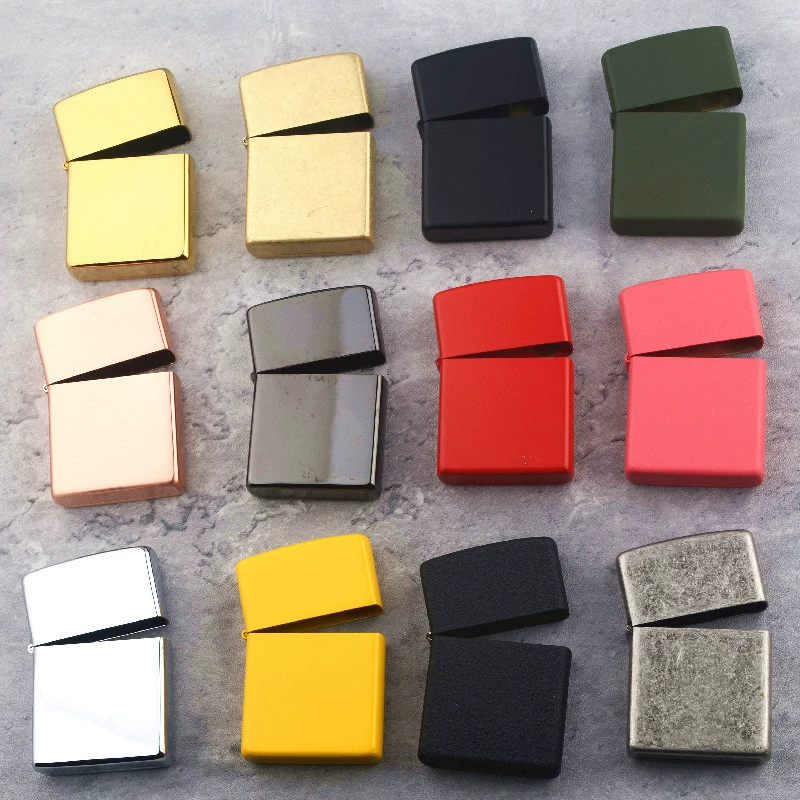 Заводская прямая керосиновая зажигалка, чистая медь, пустая сумка, деревянная оболочка, высококачественные аксессуары для зажигалок