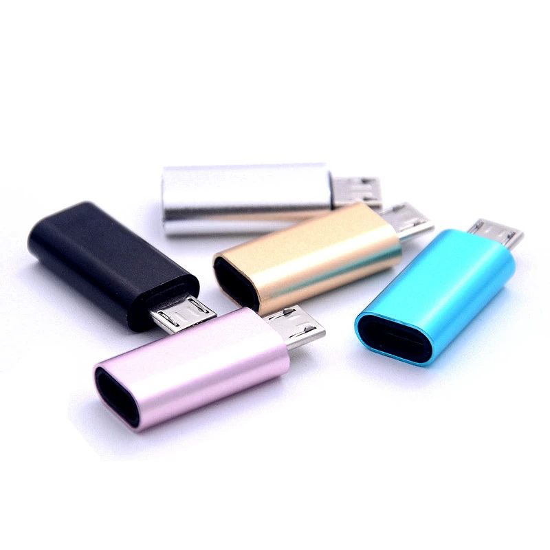 Переходник Type-C (母) — Micro USB (Android) с вращающимся 8PIN, совместим с Apple, Huawei, LeTV