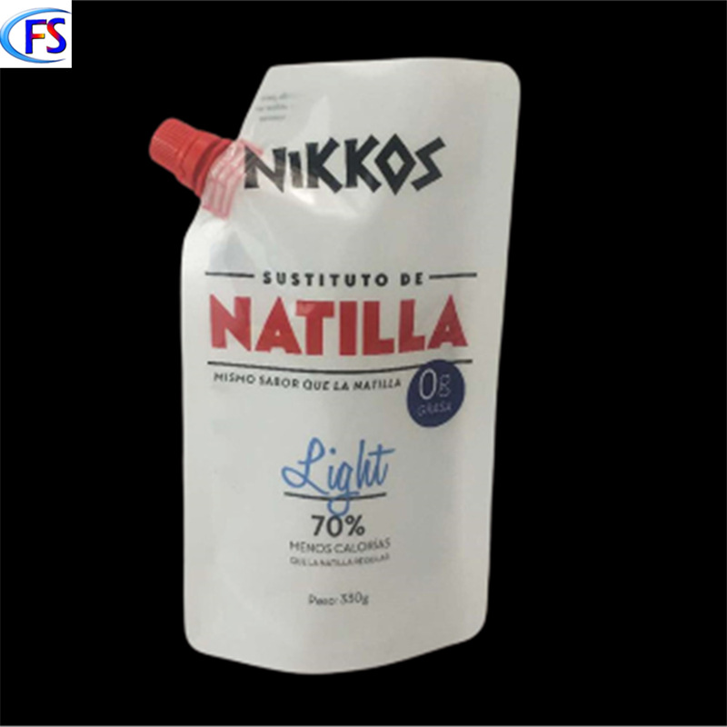 Disinfection hand sanitizer gel milky white self-standing bag cleaning laundry detergent alcohol disinfection hand sanitizer nozzle bag