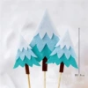 Felt tree blue-sharp-horn tree 3-piece set (retail 2.4)