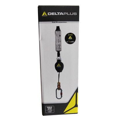 Delta AN105 505105 retráctil anti-caída freno de 1,5 m de longitud con cinturón de seguridad para rescate de gran altura